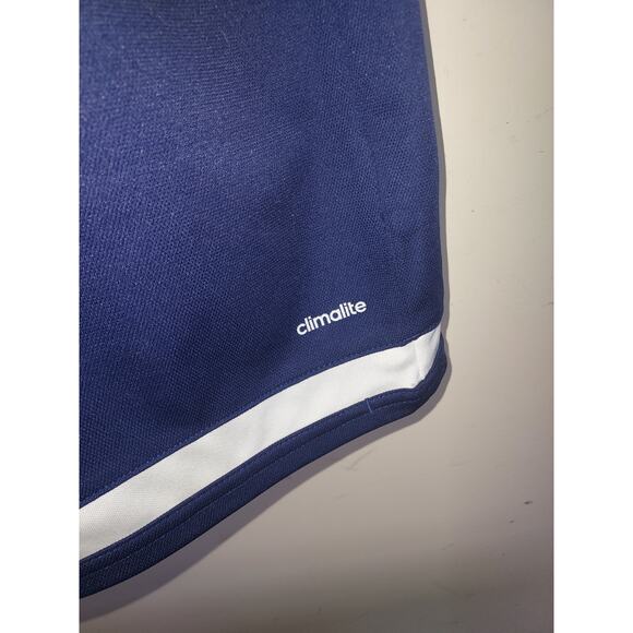 Adidas Men's Polo Climalite Athletic Lightweight Casual Shirt Blue White - Picture 3 of 11